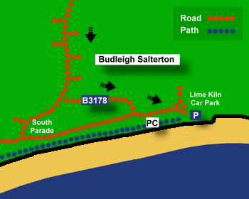 Budleigh Salterton Map