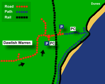 dawlish warren Map