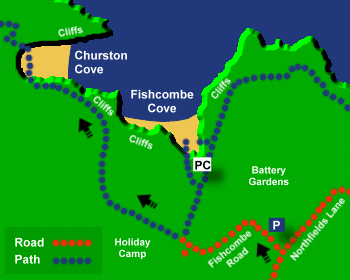 churston Map