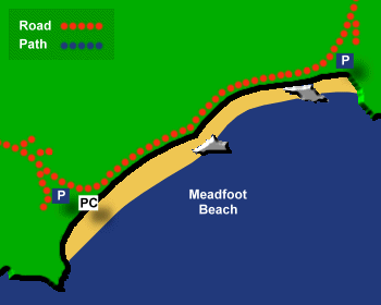 meadfoot Map