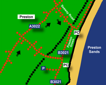 preston sands Map