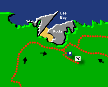 lee bay Map