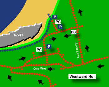 westward ho Map