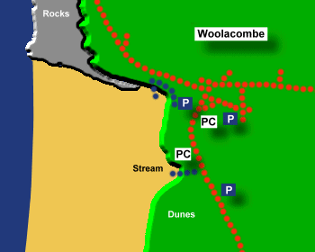 woolacombe Map