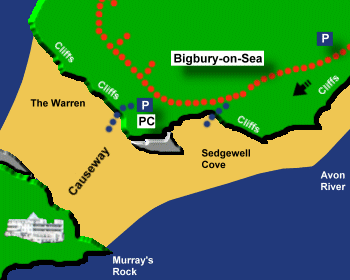 bigbury Map