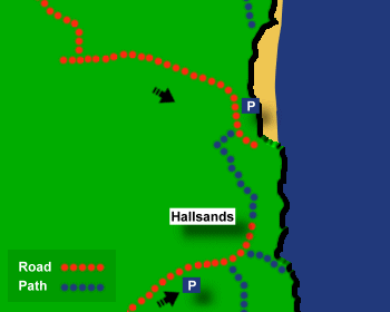hallsands Map