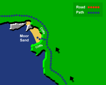 moor sand Map