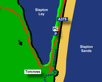 slapton sands Map