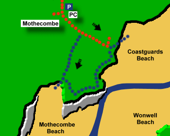 mothecombe Map